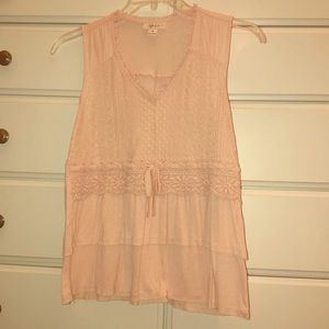 Light pink top